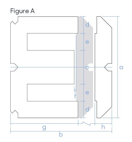 EI Core EI with GAP Lamination Figure-A